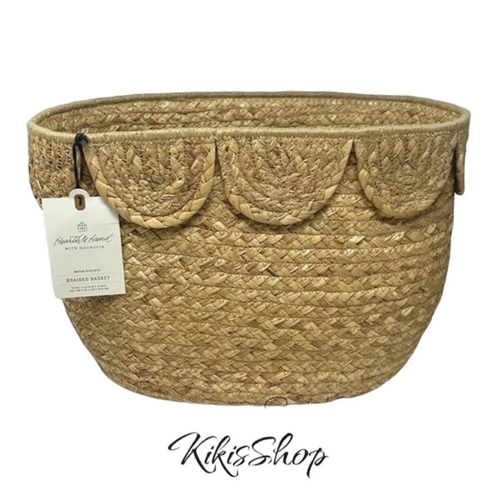 Scalloped Woven Nursery Storage Basket Set – Hearth & Hand with Magnolia